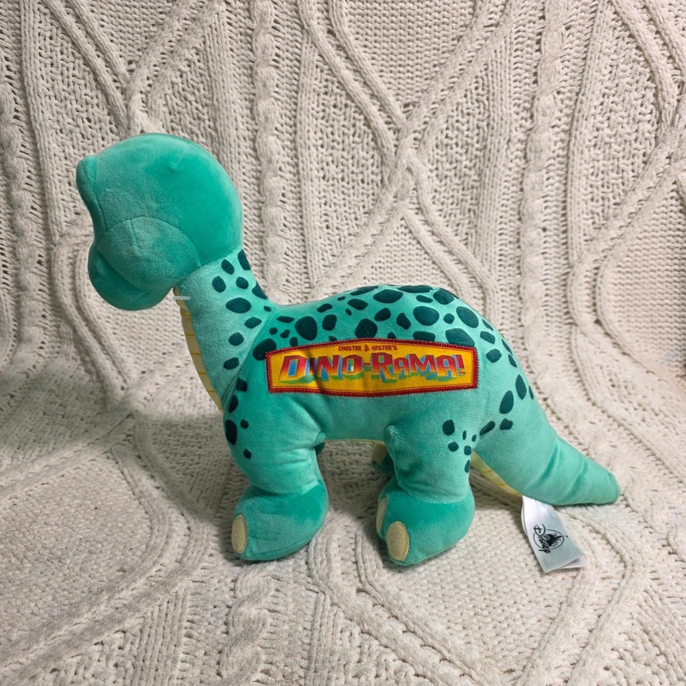 Disney Animal Kingdom 14" Chester Hester's Dino Rama Land Cementasaurus Plush